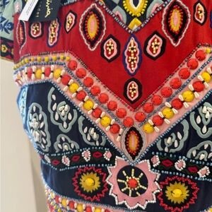 Alice + Olivia Arwen Embellished A-Line Gown 6